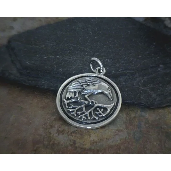 Sterling Silver Celtic Raven Vulcan's Forge LLC Kansas City, MO