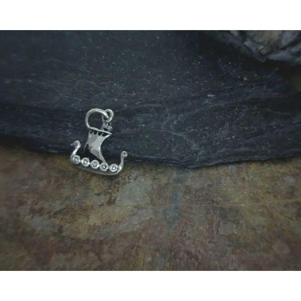 Viking Ship Small Pendant Vulcan's Forge LLC Kansas City, MO