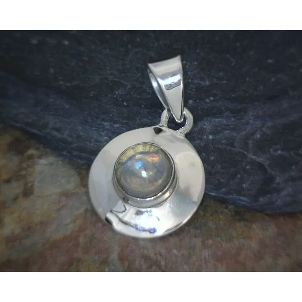 SS Ethiopian Opal Pendant Vulcan's Forge LLC Kansas City, MO
