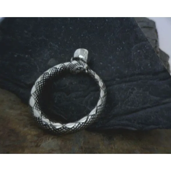 Sterling Ouroboros Large Pendant Vulcan's Forge LLC KANSAS CITY, MO