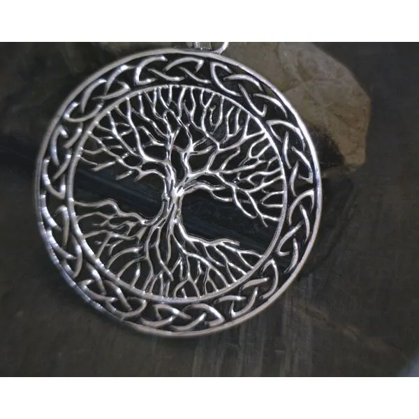 SS Tree Of Life W/Braided Border Pendant Vulcan's Forge LLC KANSAS CITY, MO