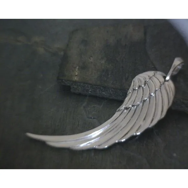 SS Angel Wing Pendant Vulcan's Forge LLC KANSAS CITY, MO