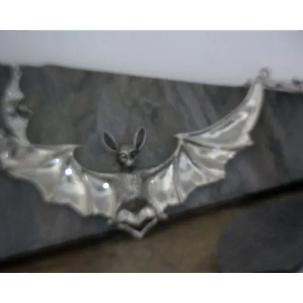 Sterling Silver BAT Necklace Vulcan's Forge LLC Kansas City, MO