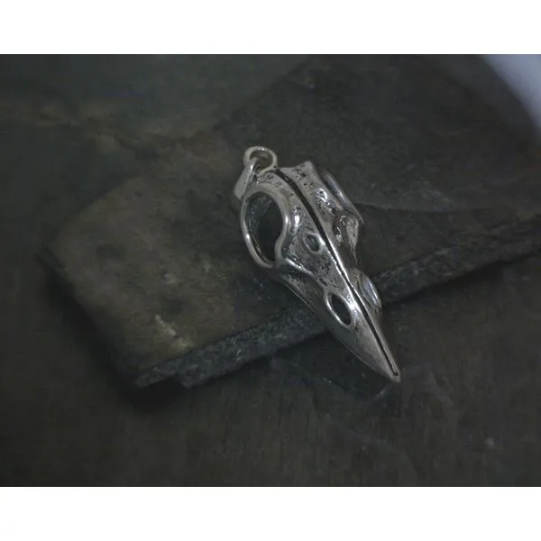 SS Raven Skull Pendant Vulcan's Forge LLC Kansas City, MO