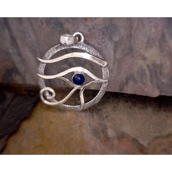 Sterling Lapis Eye of Ra Vulcan's Forge LLC Kansas City, MO