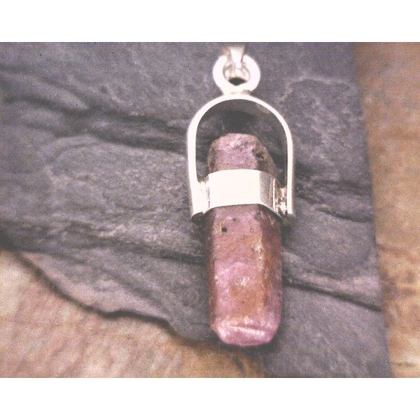 Ruby Pendant with Crystal Point Cap Vulcan's Forge LLC Kansas City, MO