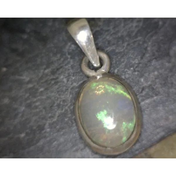 Sterling Silver Opal Pendant Vulcan's Forge LLC KANSAS CITY, MO