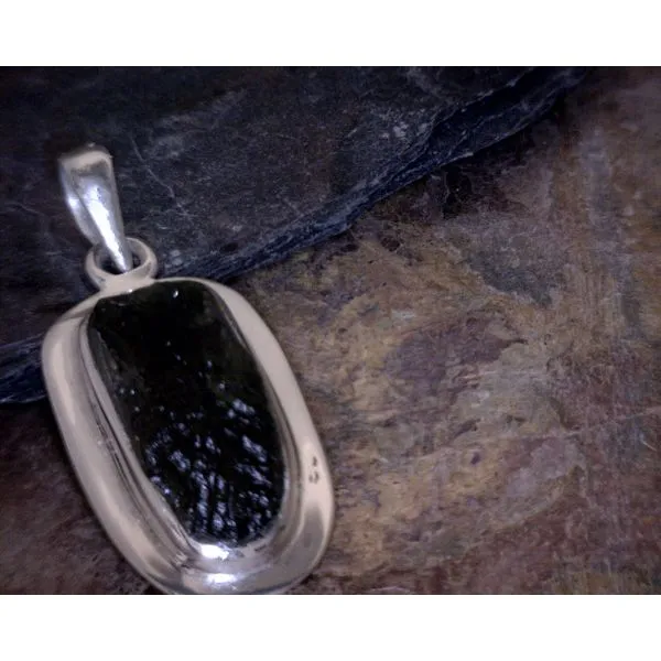 Silver Stone Pendant Vulcan's Forge LLC KANSAS CITY, MO