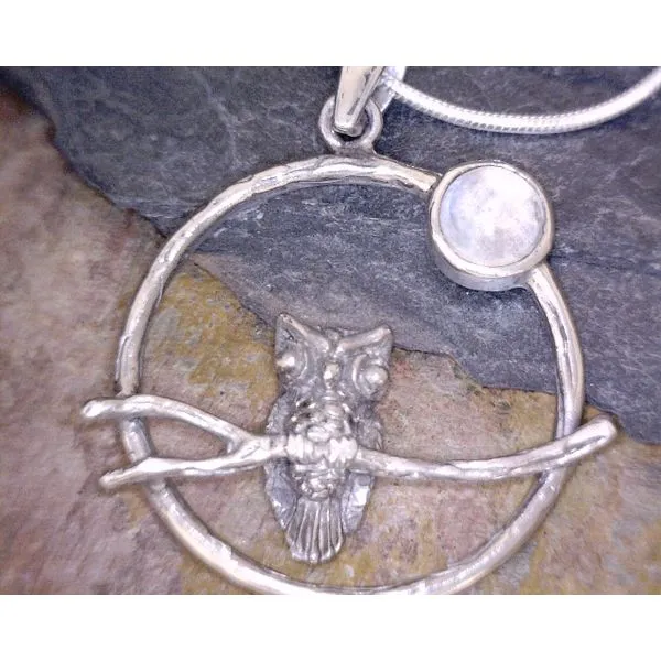 Sterling Silver Owl Pendant Vulcan's Forge LLC KANSAS CITY, MO