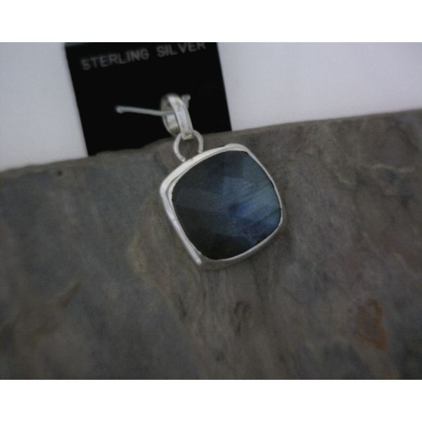 Sterling Silver Labradorite Pendant Vulcan's Forge LLC Kansas City, MO