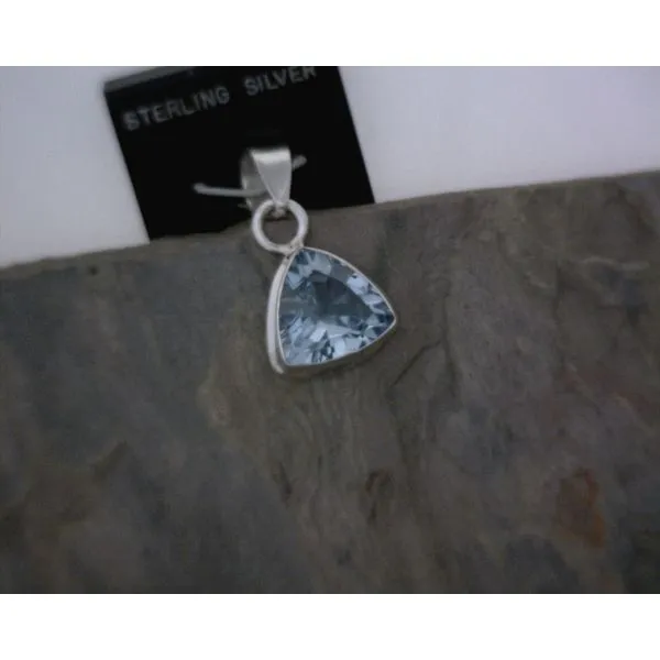 Sterling Silver Blue Topaz Pendant Vulcan's Forge LLC KANSAS CITY, MO