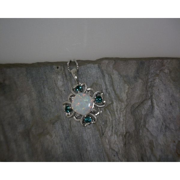 Sterling Silver Opal Pendant Vulcan's Forge LLC KANSAS CITY, MO