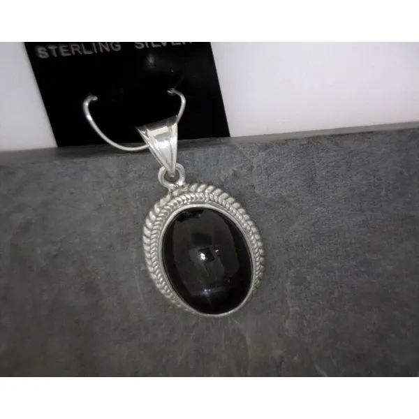Sterling Silver  BLACKONYX Pendant Vulcan's Forge LLC KANSAS CITY, MO