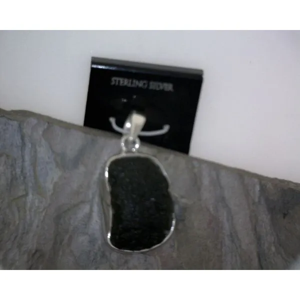 Sterling Silver Moldavite Pendant Vulcan's Forge LLC KANSAS CITY, MO