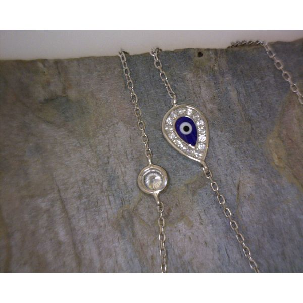 Sterling Silver Evil Eye necklace Vulcan's Forge LLC Kansas City, MO