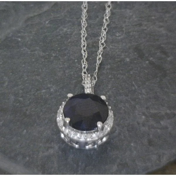 Silver Stone Pendant Vulcan's Forge LLC Kansas City, MO