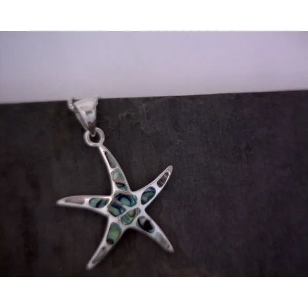 Sterling Silver Abalone Pendant Vulcan's Forge LLC KANSAS CITY, MO
