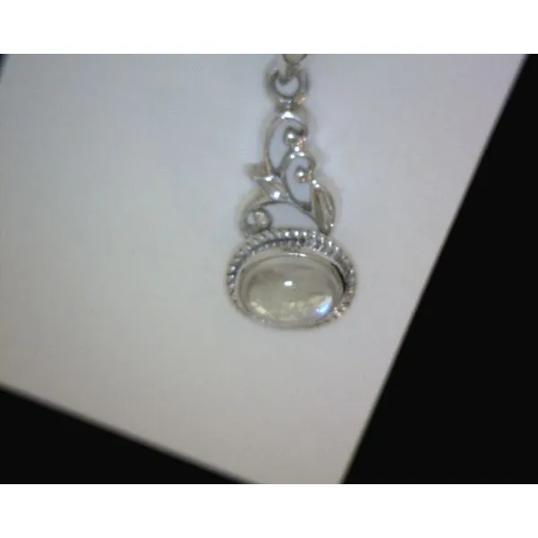 Sterling Silver Moonstone Pendant Vulcan's Forge LLC Kansas City, MO