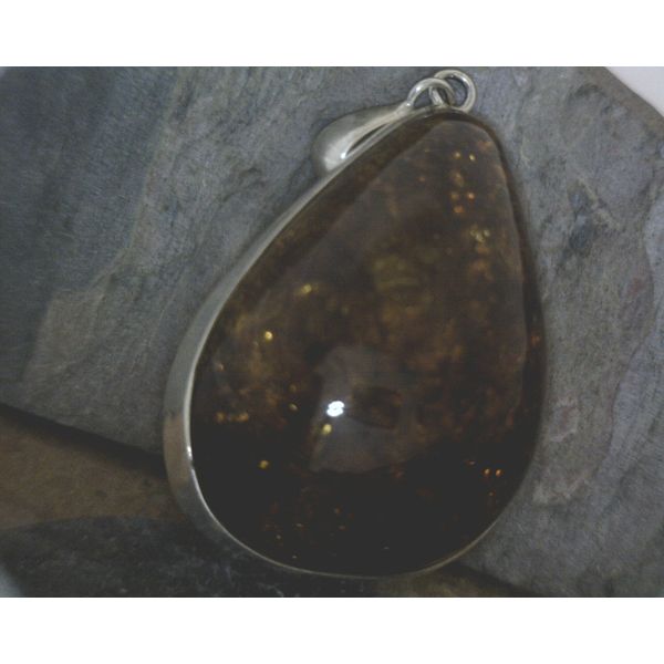 Sterling Silver Amber Pendant Vulcan's Forge LLC KANSAS CITY, MO