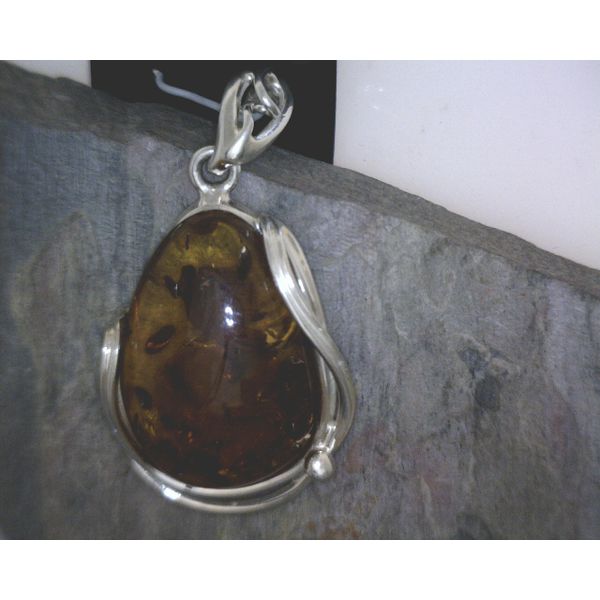 Sterling Silver  Amber Pendant Vulcan's Forge LLC KANSAS CITY, MO