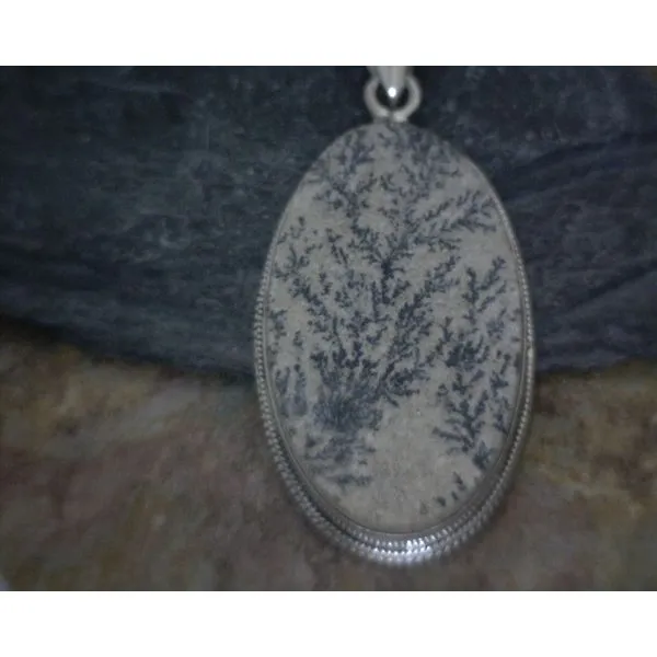 Sterling Oval Picture Jasper Pendant Vulcan's Forge LLC Kansas City, MO