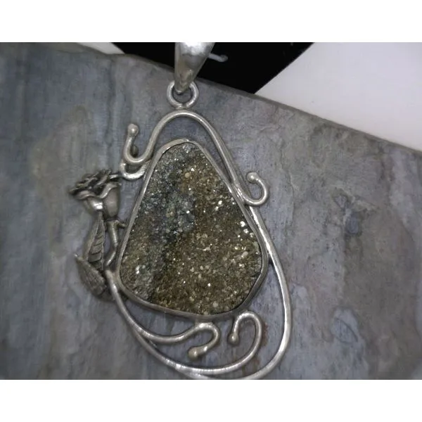 Sterling Silver Druzy Pendant Vulcan's Forge LLC KANSAS CITY, MO