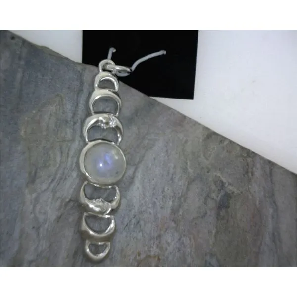 Sterling Silver MoonPhase Pendant Vulcan's Forge LLC Kansas City, MO