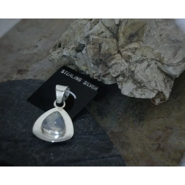 Silver Stone Pendant Vulcan's Forge LLC Kansas City, MO