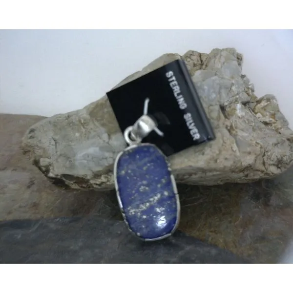 Silver Stone Pendant Vulcan's Forge LLC Kansas City, MO