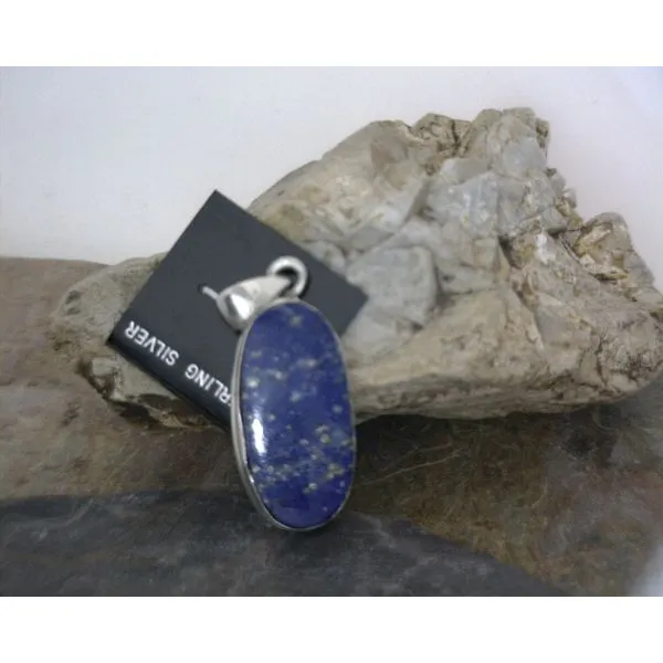Silver Stone Pendant Vulcan's Forge LLC Kansas City, MO