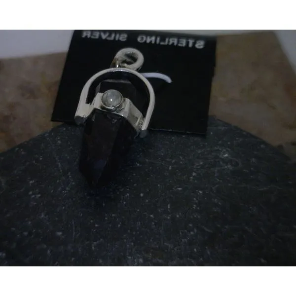 Sterling Amethyst Crystal Pendant Vulcan's Forge LLC Kansas City, MO