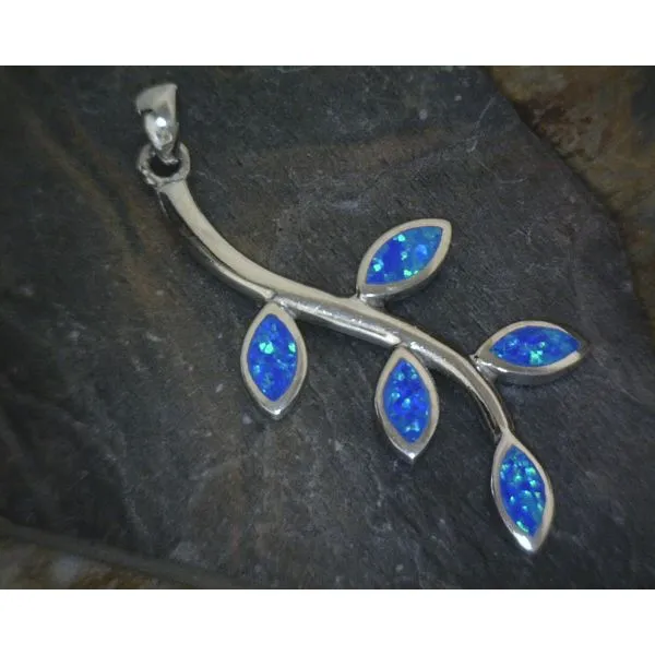 Silver Stone Pendant Vulcan's Forge LLC Kansas City, MO