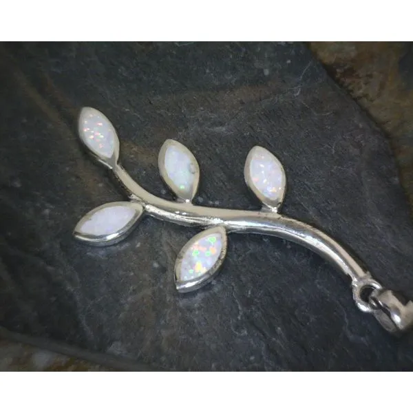 Silver Stone Pendant Vulcan's Forge LLC Kansas City, MO