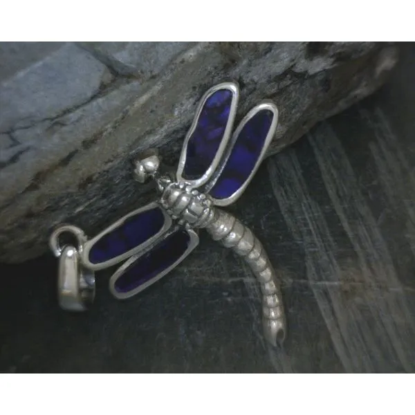 SS Dragonfly Pendant With Mother Of Pearl Vulcan's Forge LLC KANSAS CITY, MO