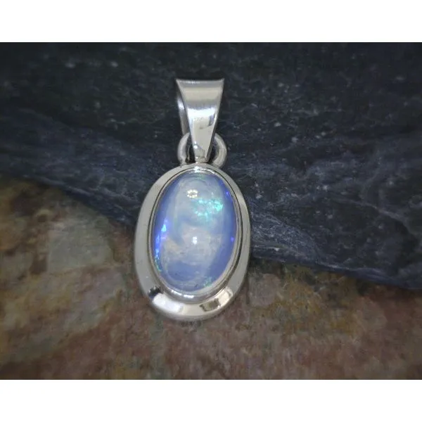 SS Ethiopian Opal Pendant Vulcan's Forge LLC KANSAS CITY, MO