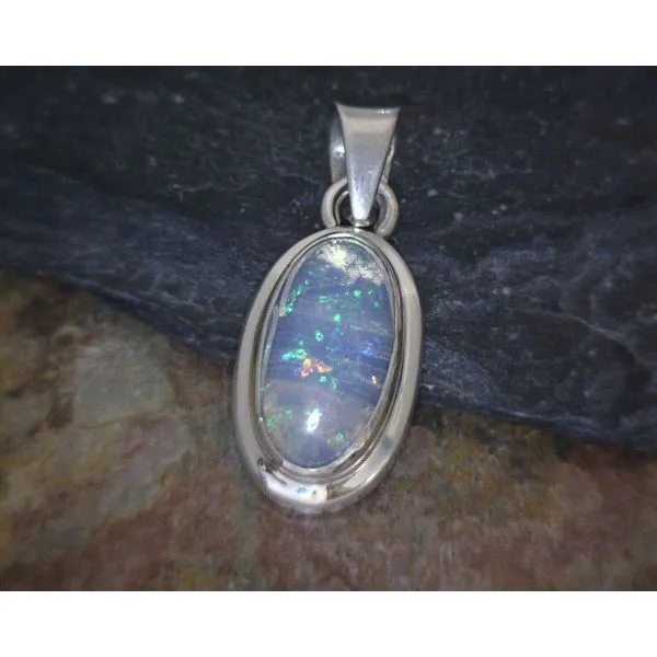 SS Ethiopian Opal Pendant Vulcan's Forge LLC KANSAS CITY, MO
