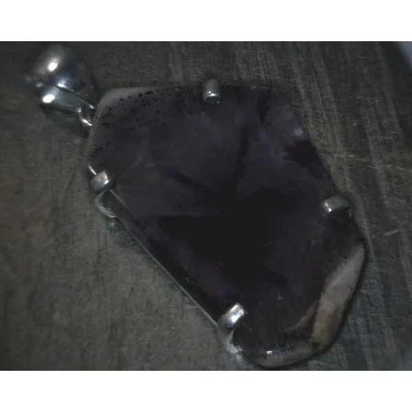SS Amethyst Pentagon Prng Pendant Vulcan's Forge LLC KANSAS CITY, MO