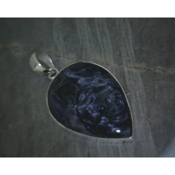 SS Bz Cab Pear Peitersite Pendant Vulcan's Forge LLC KANSAS CITY, MO
