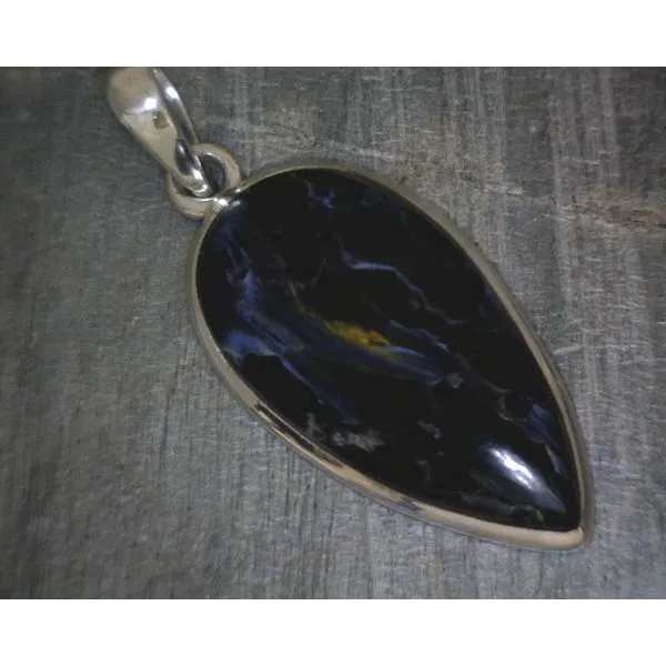 SS Bz Cab Pear Peitersite Pendant Vulcan's Forge LLC KANSAS CITY, MO