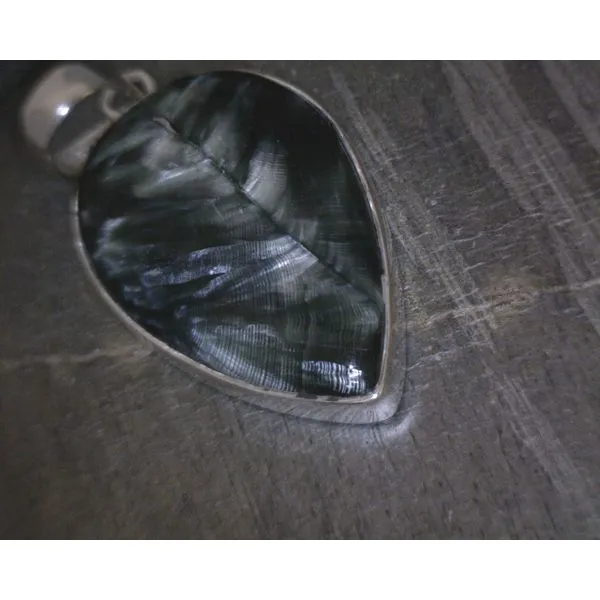 SS BZ Cab Teardrop Saraphinite Pendant Vulcan's Forge LLC KANSAS CITY, MO