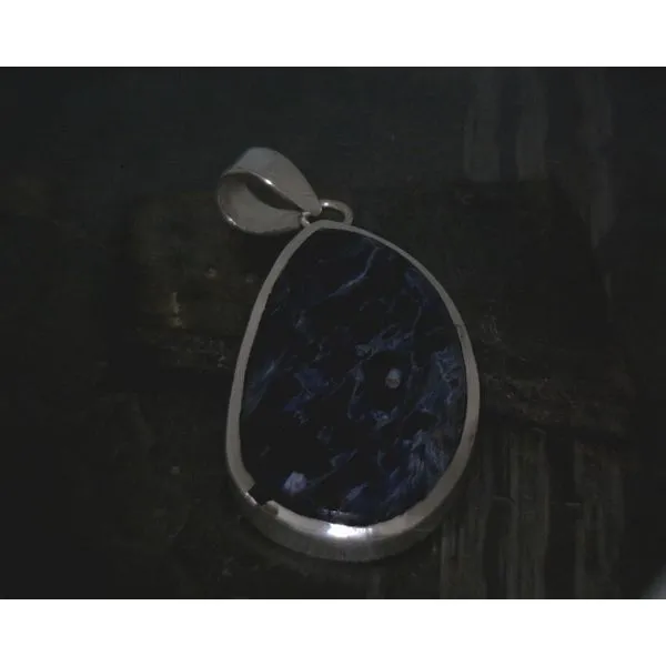 SS Bz Cab Freeform Pietersite Pendent Vulcan's Forge LLC KANSAS CITY, MO