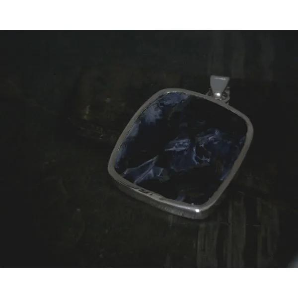 SS Bz Cab Freeform Pietersite Pendent Vulcan's Forge LLC KANSAS CITY, MO