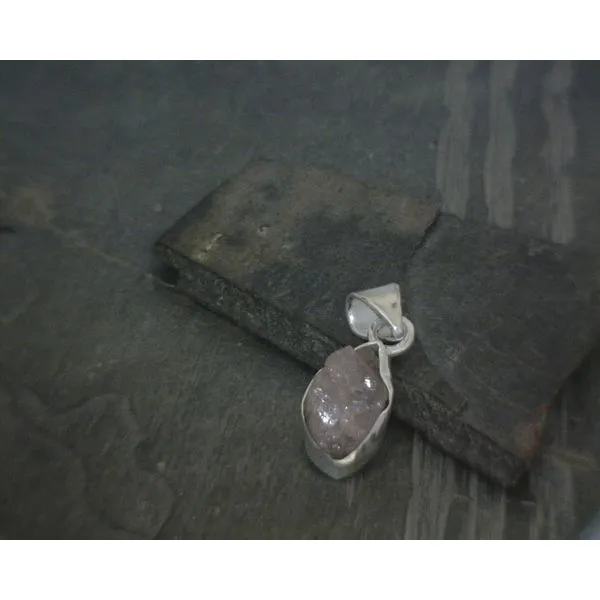 SS BZ Freeform Raw Amethyst Pendant Vulcan's Forge LLC KANSAS CITY, MO