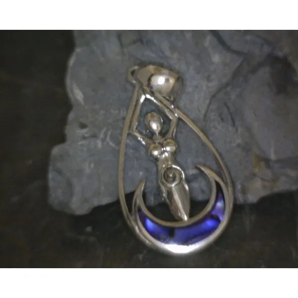 SS Goddess Pendant with Mother Of Pearl Vulcan's Forge LLC KANSAS CITY, MO