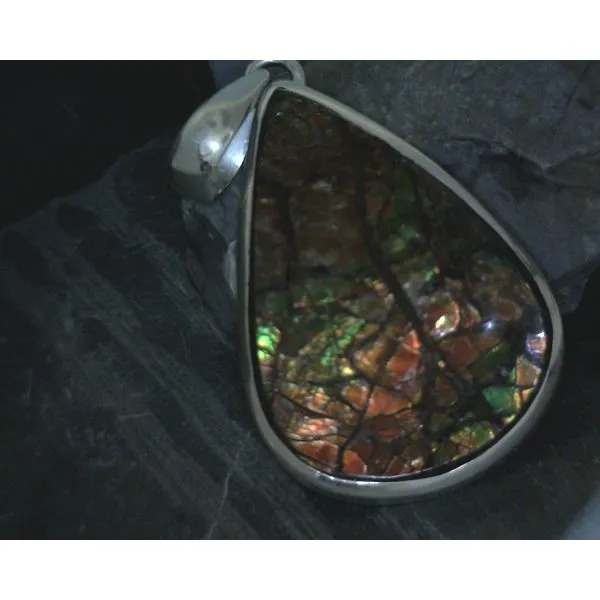 Silver Stone Pendant Vulcan's Forge LLC KANSAS CITY, MO