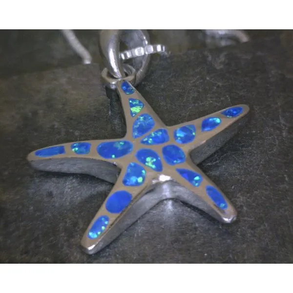 SS Opal Starfish Pendant Vulcan's Forge LLC KANSAS CITY, MO