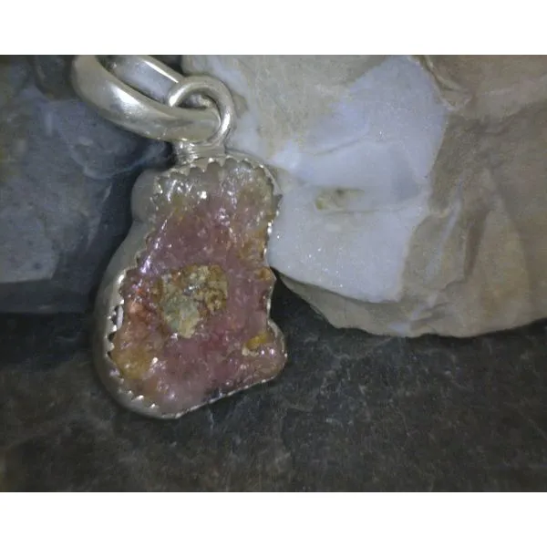 Silver Stone Pendant Vulcan's Forge LLC KANSAS CITY, MO