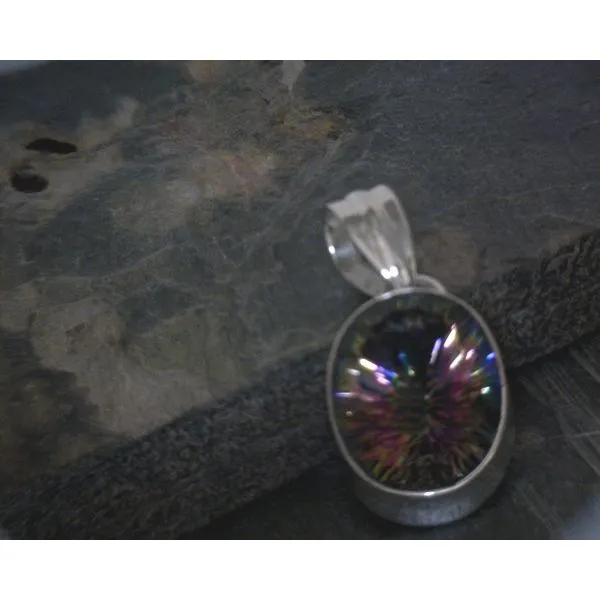 Silver Stone Pendant Vulcan's Forge LLC KANSAS CITY, MO