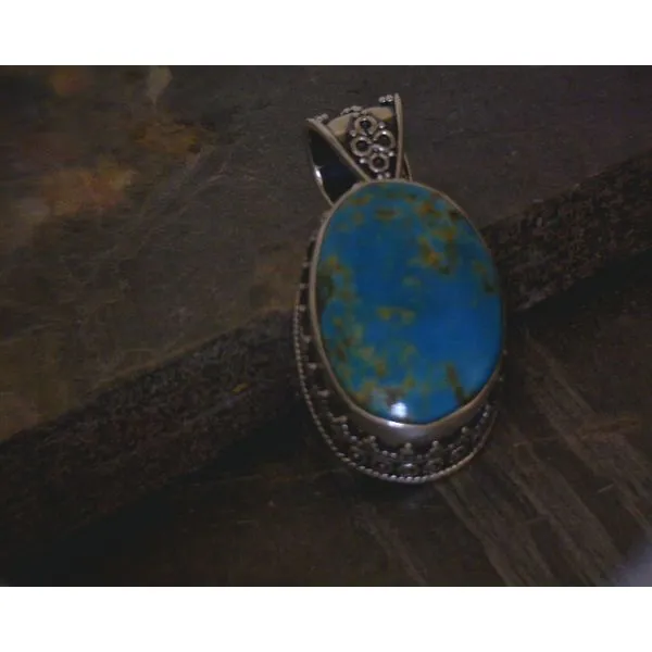 Silver Stone Pendant Vulcan's Forge LLC KANSAS CITY, MO