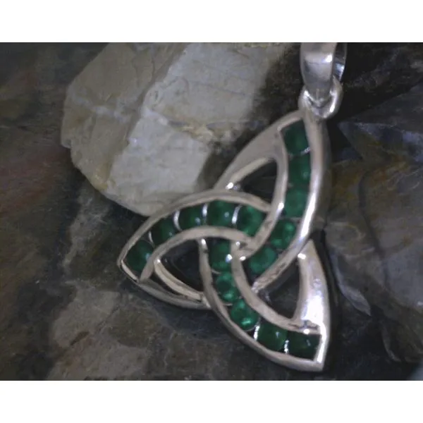 Silver Stone Pendant Vulcan's Forge LLC KANSAS CITY, MO